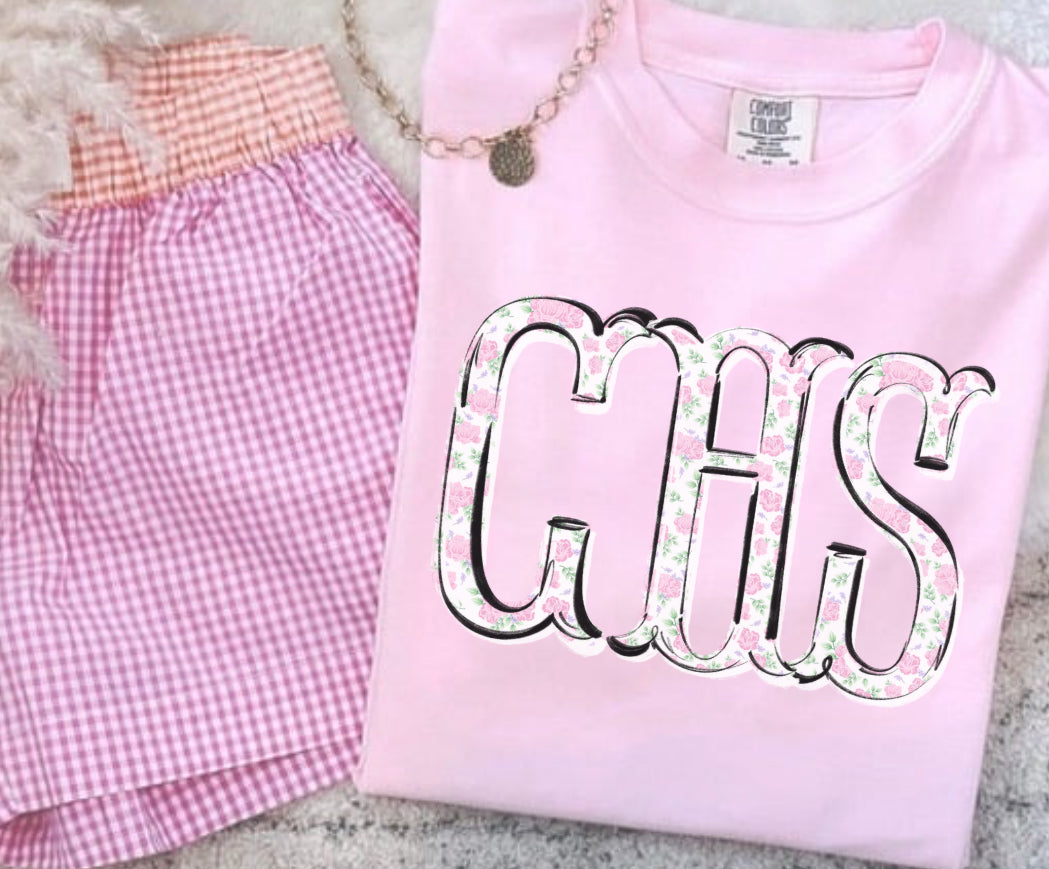 Custom (Traditional Monogram/School Initials) - Design/Mock Up