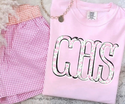 Custom (Traditional Monogram/School Initials) - Design/Mock Up