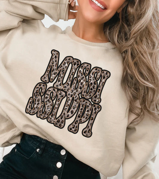 Mississippi (faux leopard sequins) - DTF