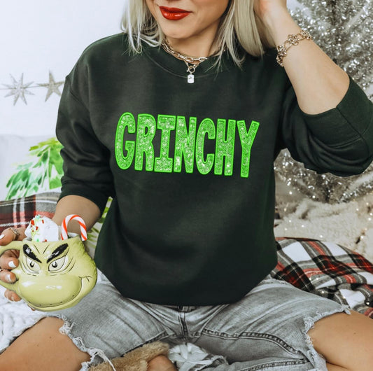 Grinchy (bling look) - DTF