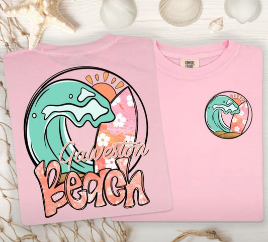 Galveston Beach (2-in-1 front/back combo) - DTF