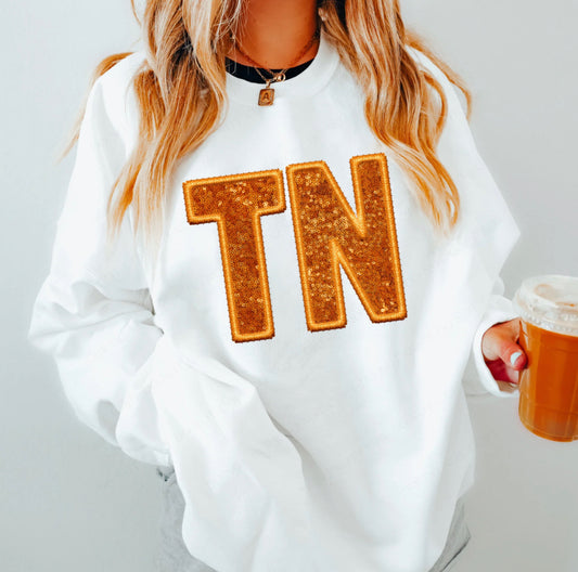 TN - Tennessee (Sequins/Embroidery look) - DTF