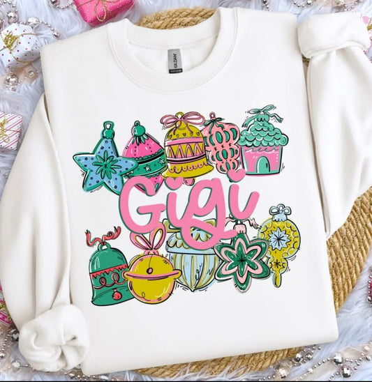 Gigi (Ornament Name Frame) - DTF