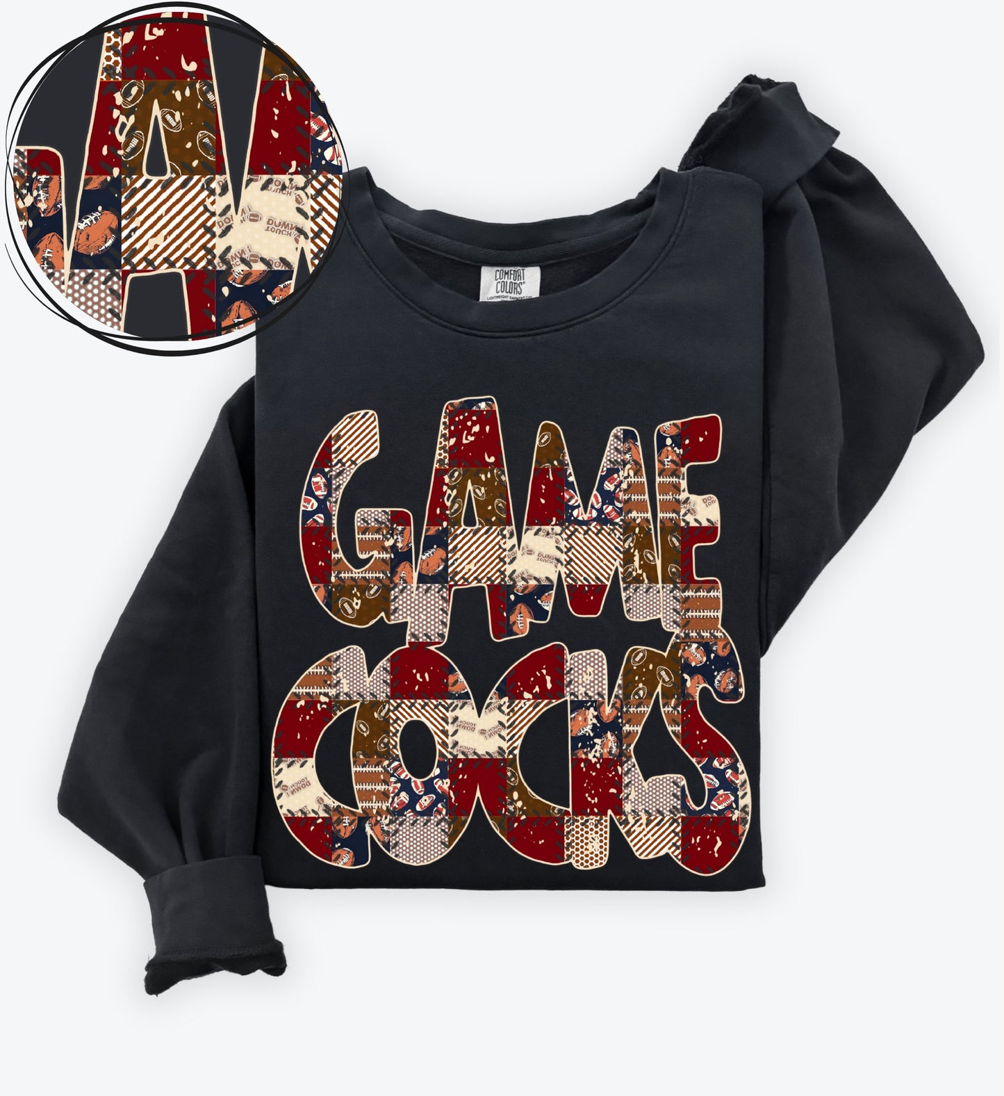 Gamecocks (Quilted Patchwork Football Teams) - DTF
