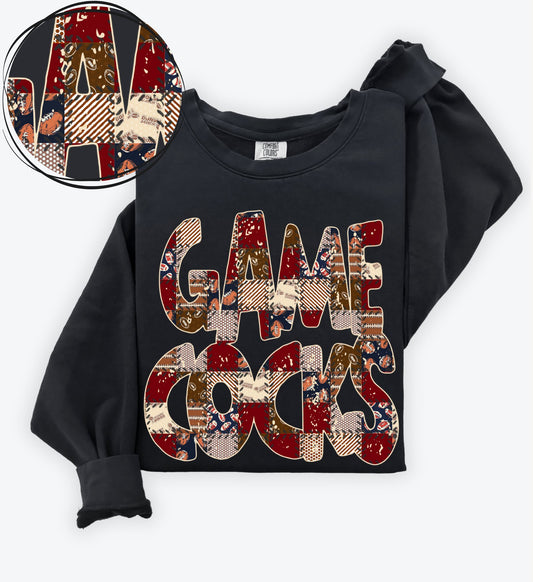 Gamecocks (Quilted Patchwork Football Teams) - DTF