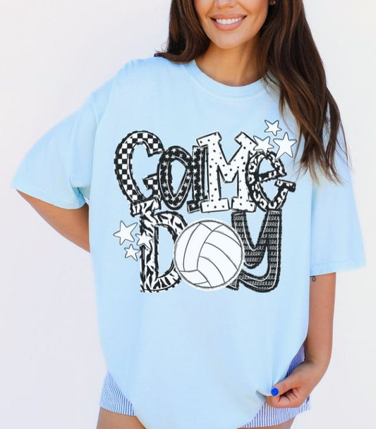 Game Day Volleyball Stars - DTF
