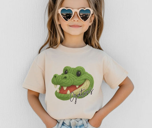 Gators (Faux Yarn Mascot) - DTF