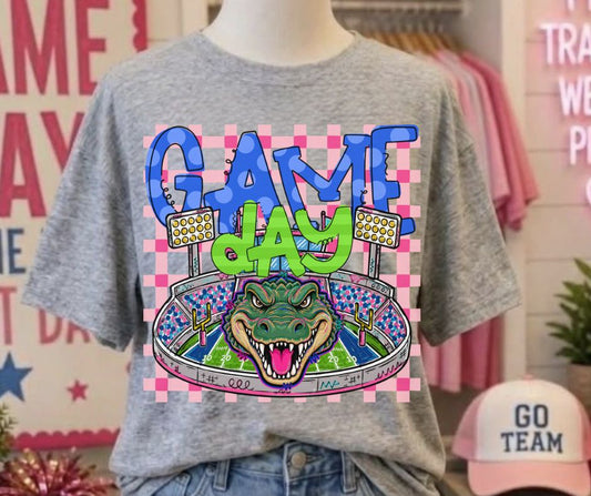 Gators (Game Day Stadium Plaid Mascot) - DTF