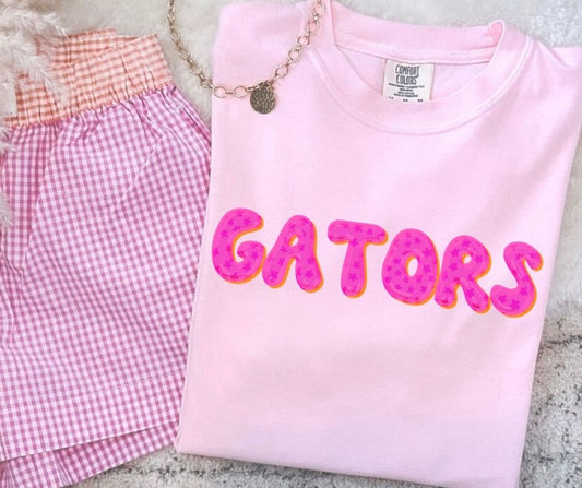 Gators (Pink Bubble Stars Mascot) - DTF