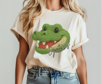 Gators (Faux Yarn Mascot) - DTF