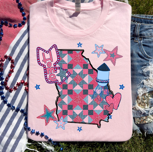 Georgia (Patchwork Home States) - DTF