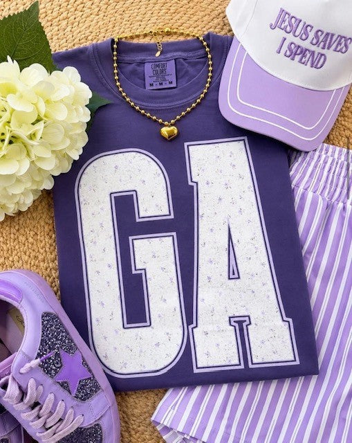 Georgia (Purple Floral State) - DTF