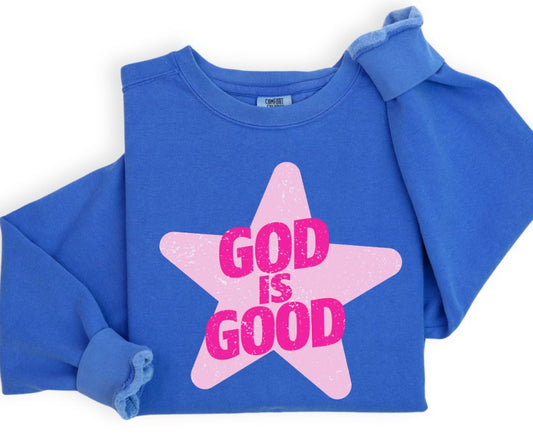 God is Good (Pink Star) - DTF