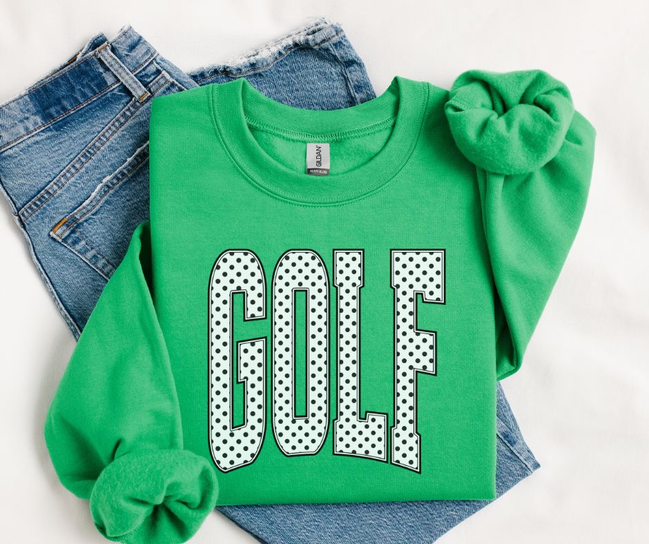 Golf (Arched Polka Dots) - DTF