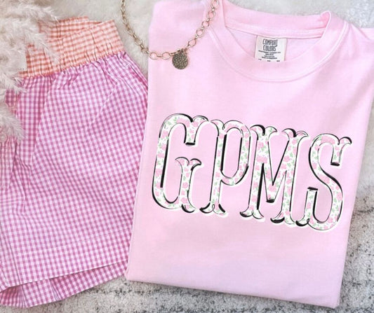 GPMS (Traditional Monogram/School Initials) - DTF