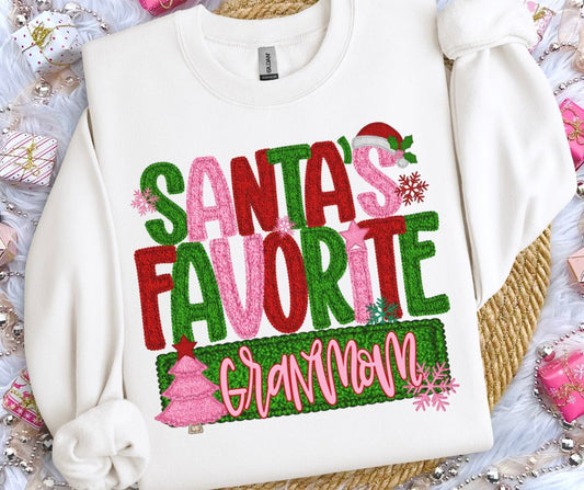 Grandmom (Santa's Favorite) - DTF