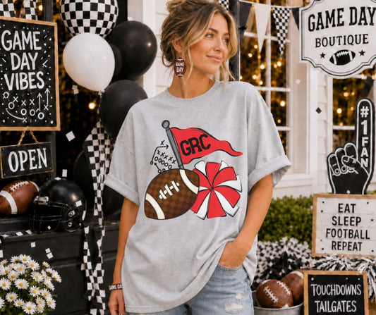 GRC - Red (Gridiron Plays School Letters) - DTF