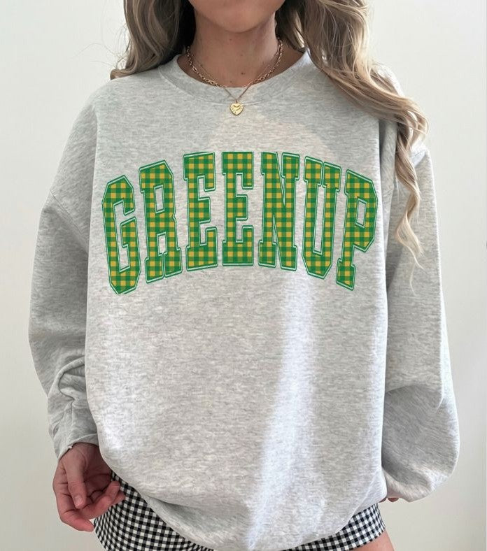 Greenup (Gingham Varsity Arch Mascot) - DTF