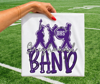 CUSTOM (Spirit Stack Band WITH SCHOOL LETTERS) - Design/Mock Up