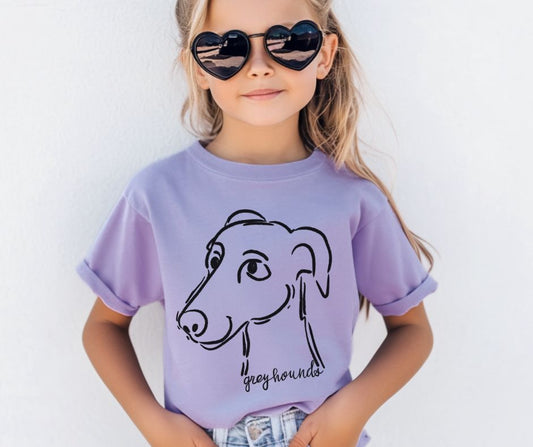 Greyhounds (Doodle Sketch Mascots) - DTF