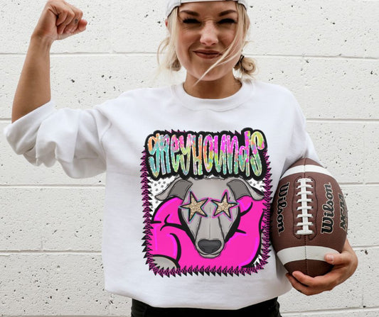 Greyhounds (Pink Jersey Mascots) - DTF