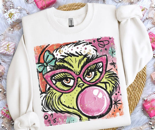 Grinchmas Bubblegum - DTF