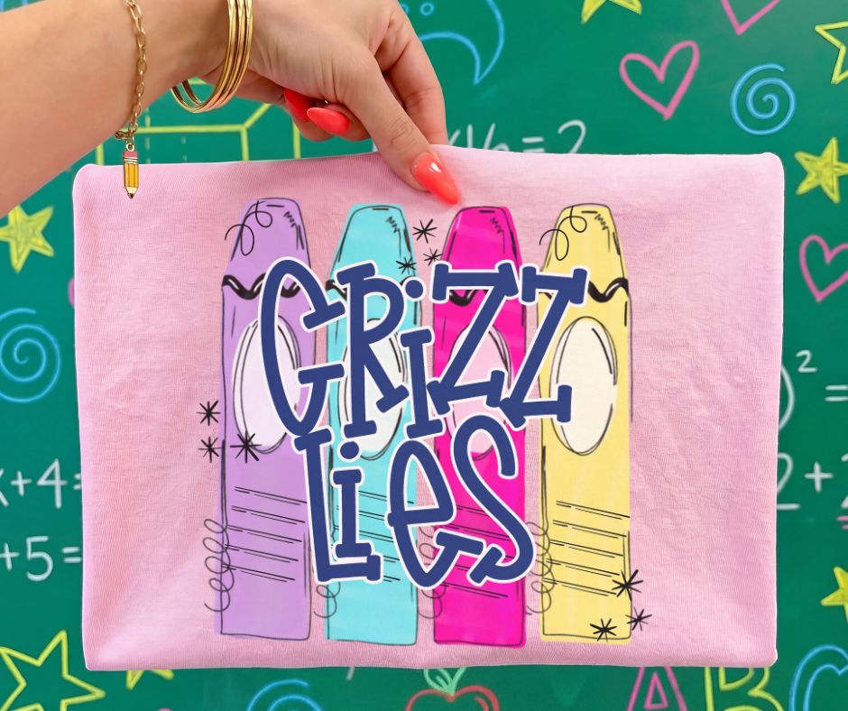 Grizzles (Crayon Doodle Mascots) - DTF