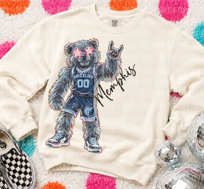 Grizzlies (Rockin NBA Mascot) - DTF