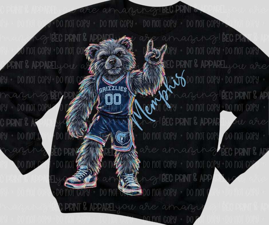 Grizzlies (Rockin NBA Mascot) - DTF