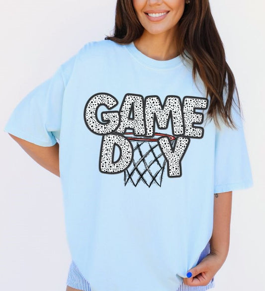 Game Day Dalmatian Basketball  - DTF