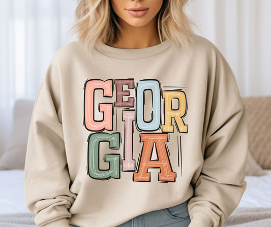 Georgia (Boho States) - DTF