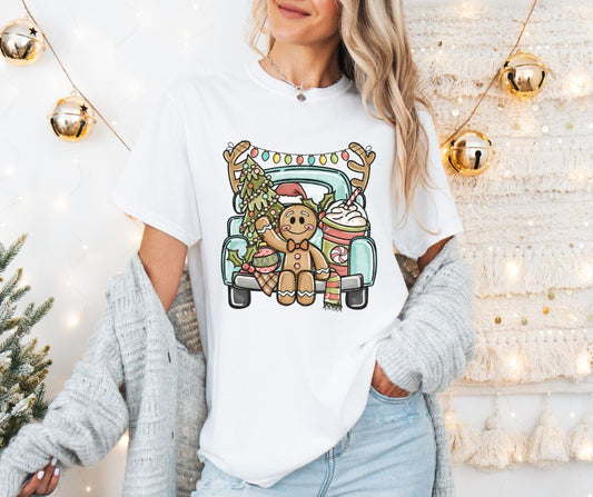 Gingerbread Truck (boy) - DTF