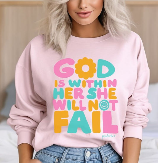 God is within her She will not fail - DTF