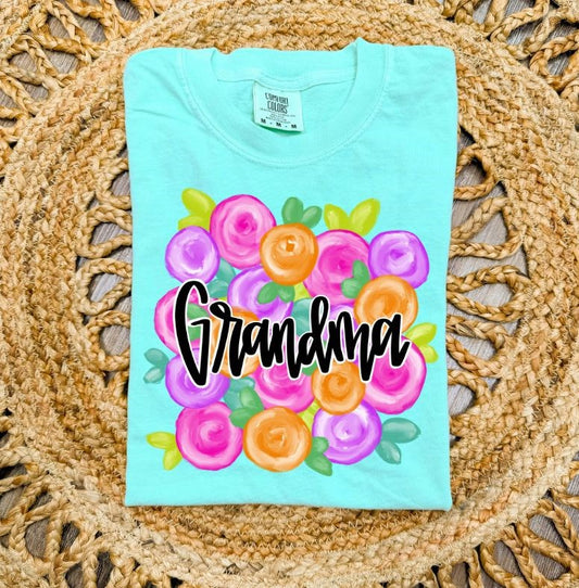 Grandma (Mother's Day Floral) - DTF