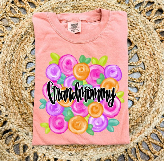 Grandmommy (Mother's Day Floral) - DTF