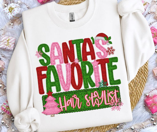 Hair Stylist (Santa's Favorite) - DTF