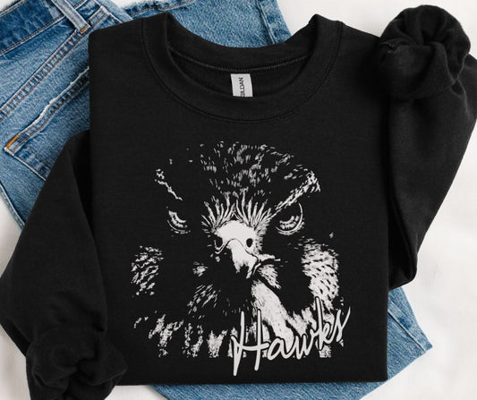 Hawks (Aggressive Mascot) - DTF