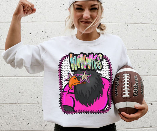 Hawks (Pink Jersey Mascots) - DTF