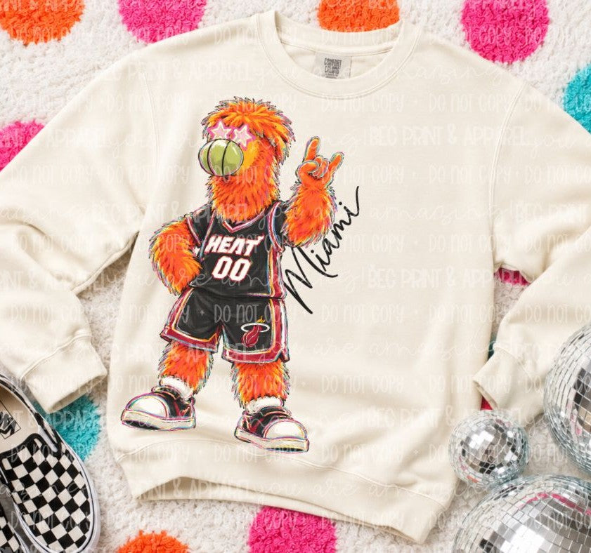 Heat (Rockin NBA Mascot) - DTF