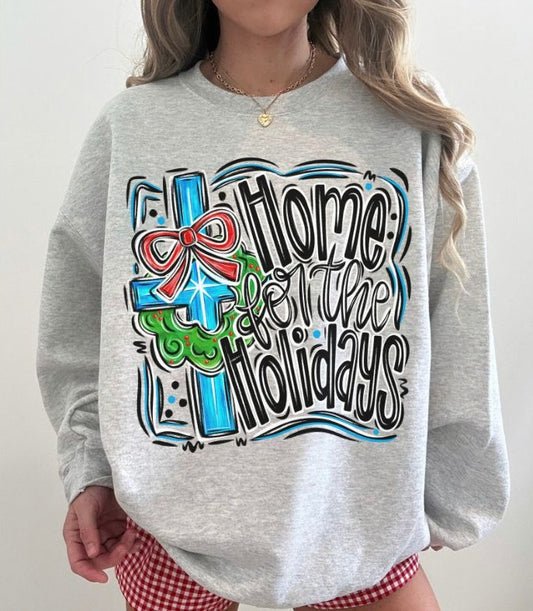 Home for the Holidays (Cross) - DTF