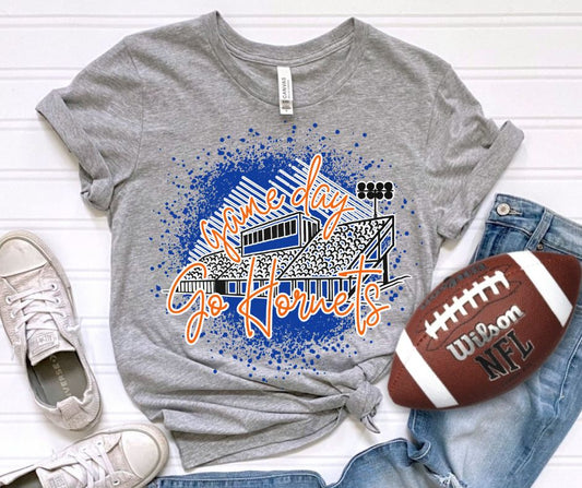 Hornets - Royal Blue/Orange (Game Day Stadium Mascots) - DTF