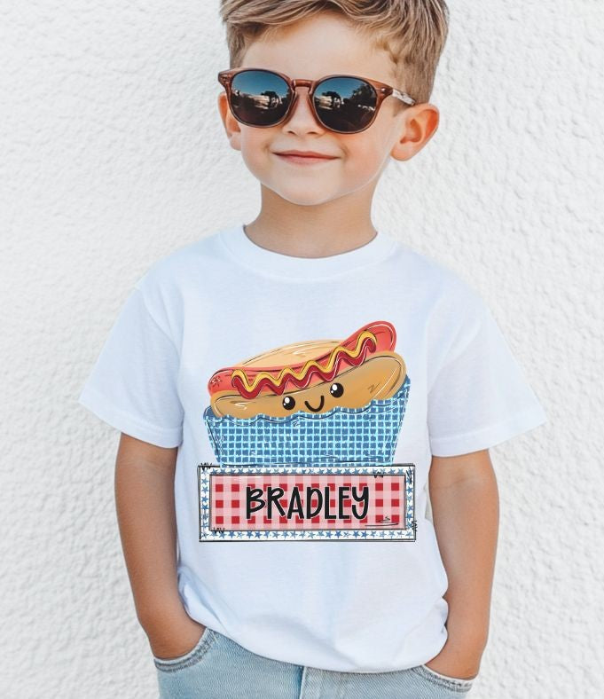 Hot Dog Name Plate (Personalized) - DTF