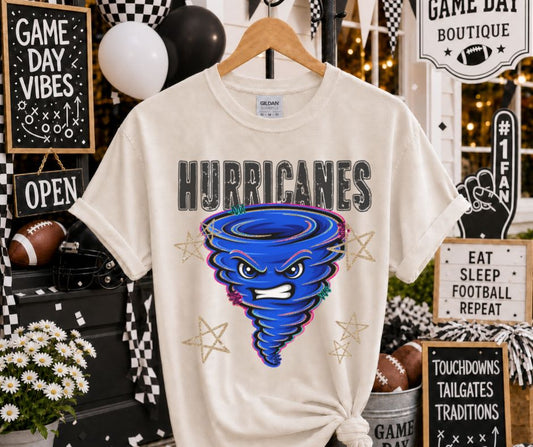 Hurricanes (Grunge Varsity Mascot) - DTF