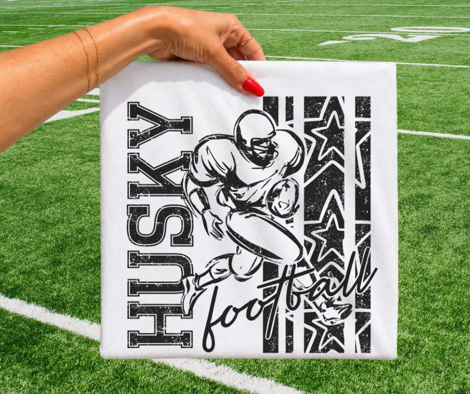 Huskies (Football Season Mascot) - DTF