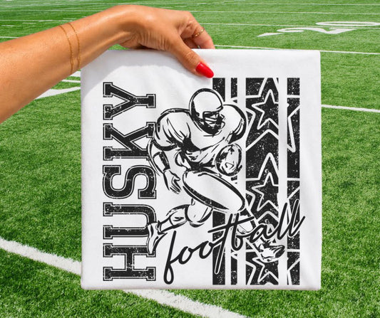 Huskies (Football Season Mascot) - DTF