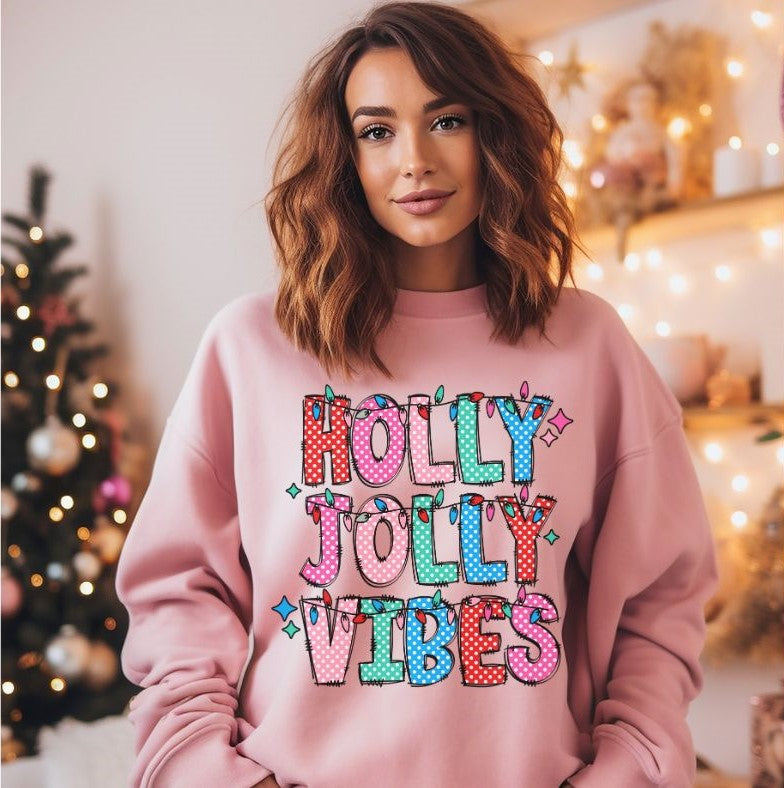 Holly Jolly Vibes - DTF