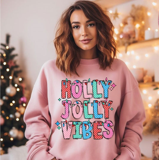 Holly Jolly Vibes - DTF