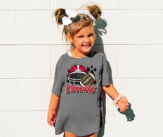 Hornets Mascot (stars - red helmet) - INFANT - DTF