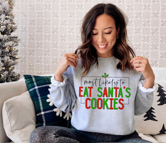 Most Likely to Eat Santa's Cookies - DTF