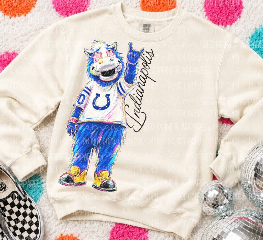 Indianapolis (Rockin NFL Mascot) - DTF